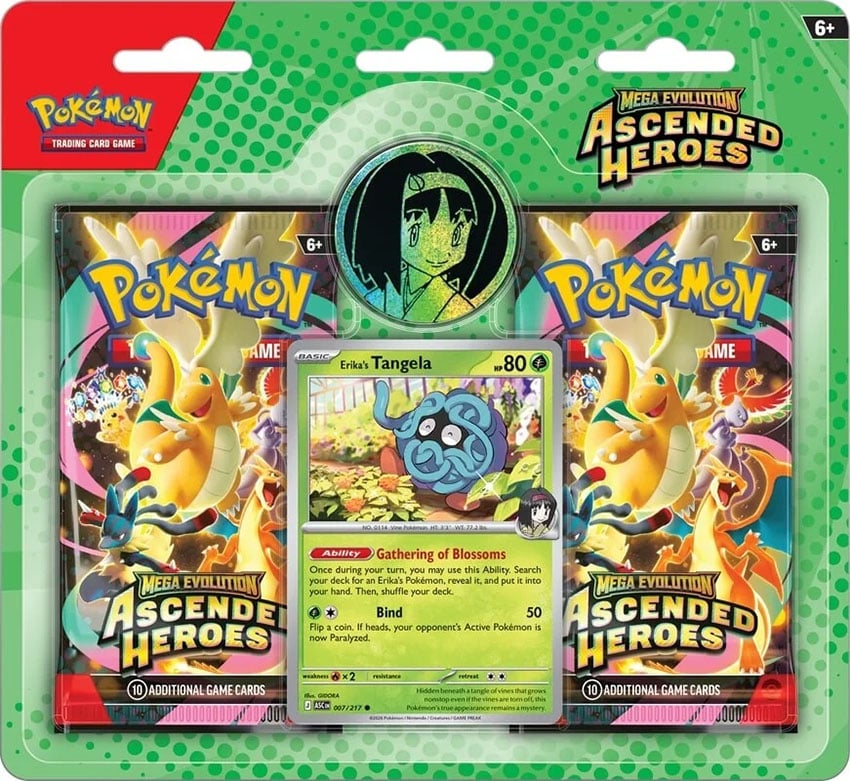 Ascended Heroes 2-Pack Blister - Erika’s Tangela